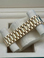 Rolex Yellow Gold Day-Date 40  - Black Baguette Diamond Dial - President Bracelet - 228238 bkbdp