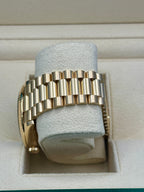 Rolex Yellow Gold Day-Date 40  - Black Baguette Diamond Dial - President Bracelet - 228238 bkbdp