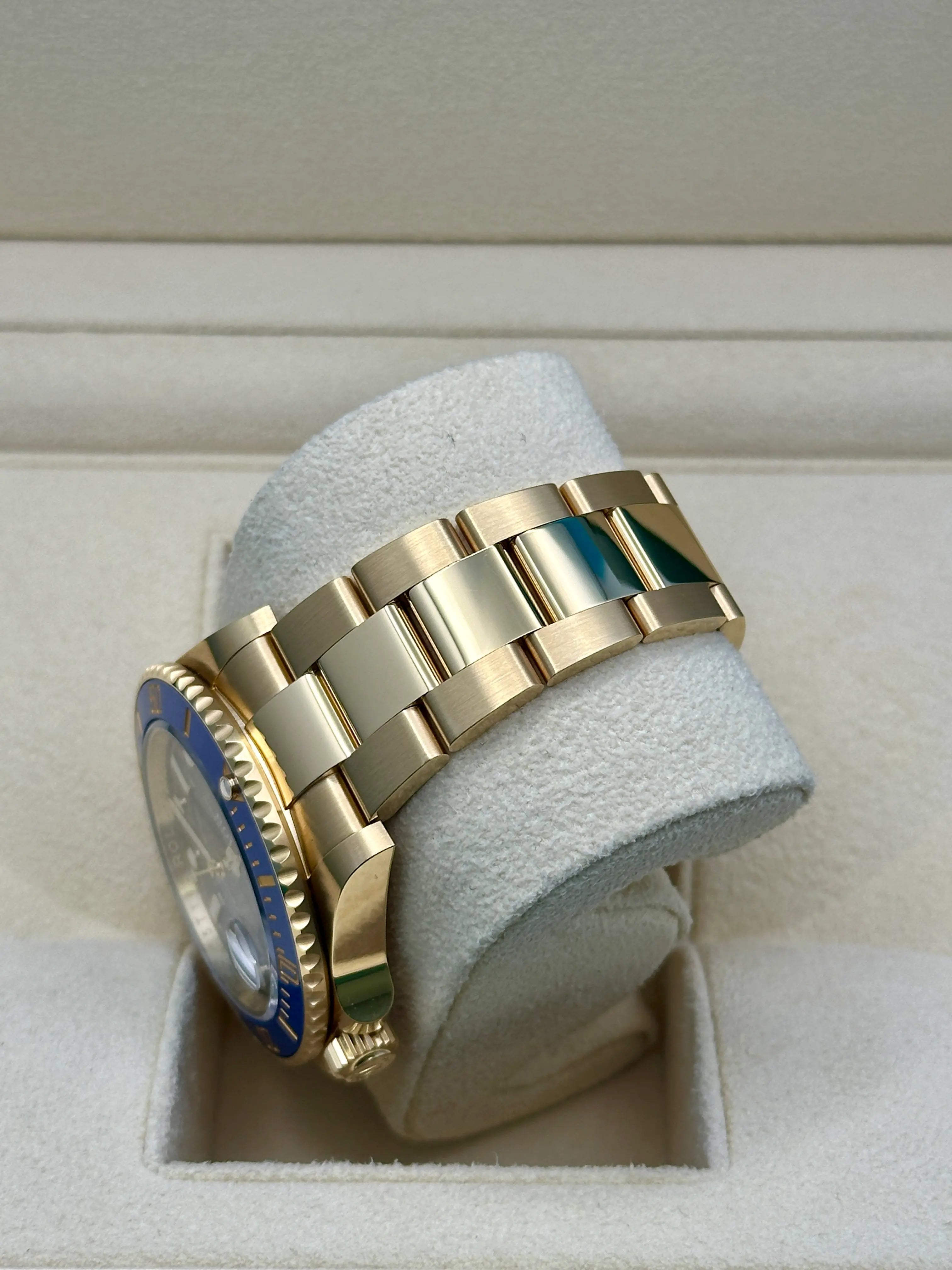 Rolex Yellow Gold Submariner Date  - Blue Bezel - Blue Dial - 126618LB