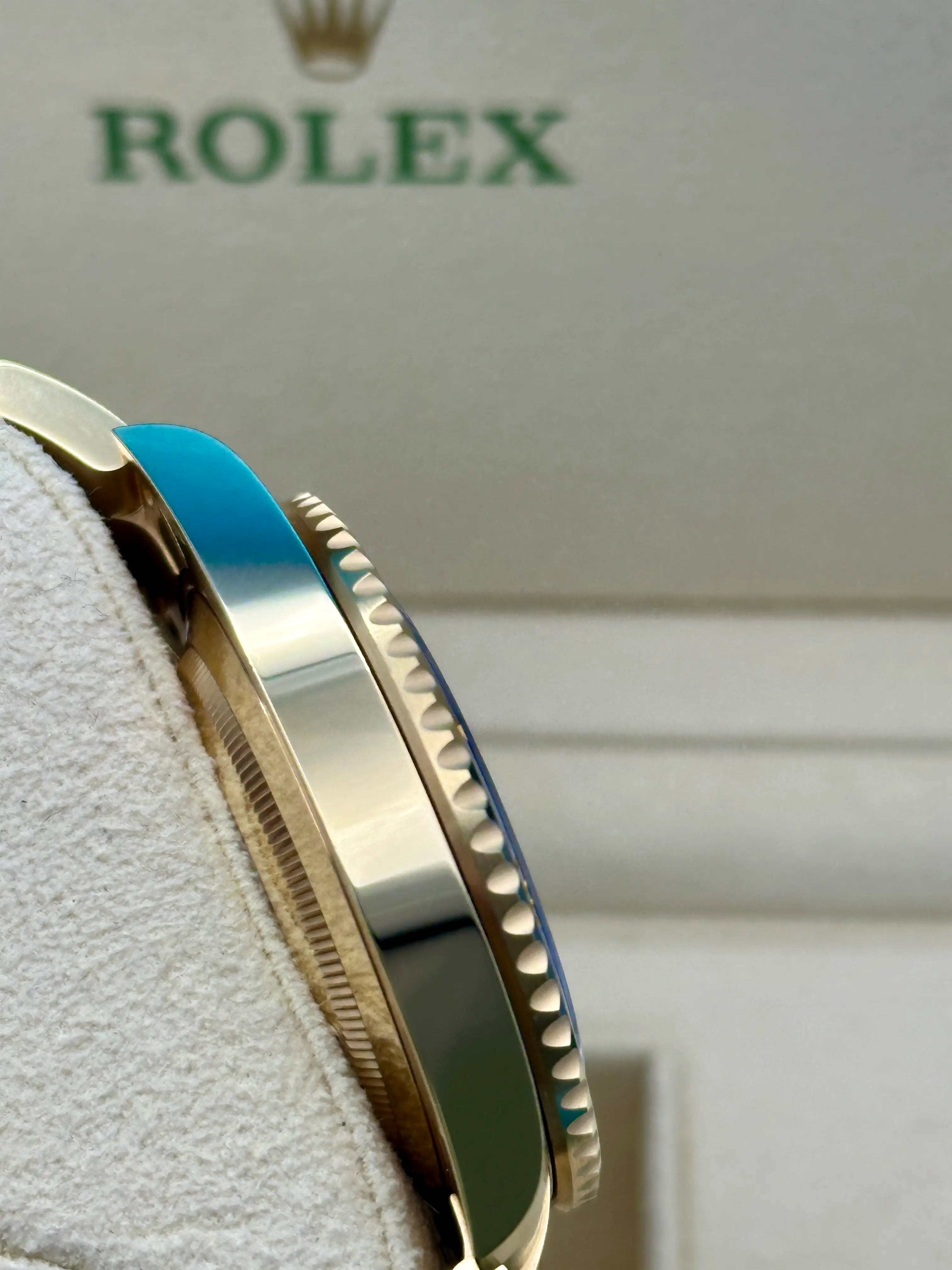 Rolex Yellow Gold Submariner Date  - Blue Bezel - Blue Dial - 126618LB