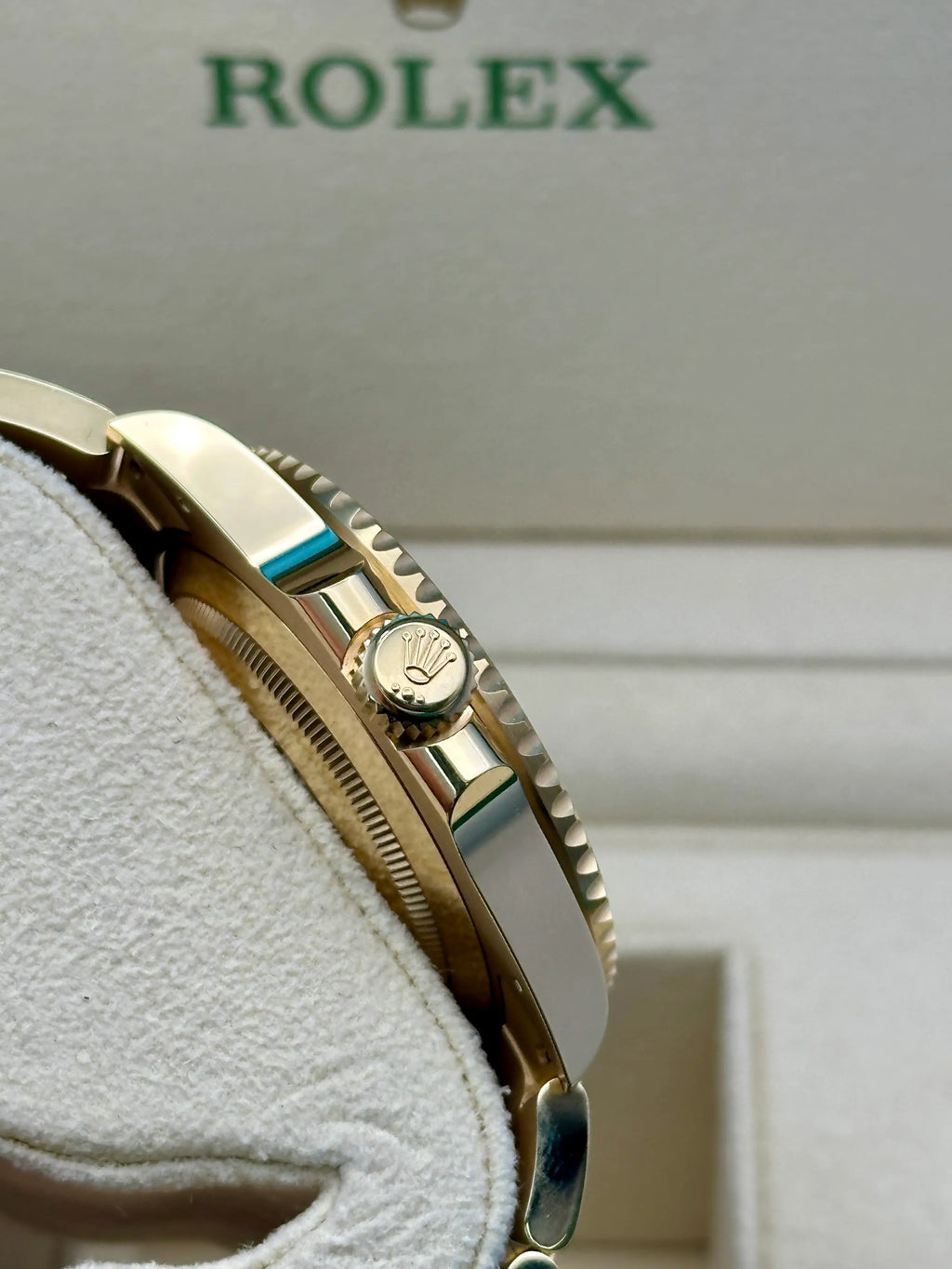 Rolex Yellow Gold Submariner Date  - Blue Bezel - Blue Dial - 126618LB