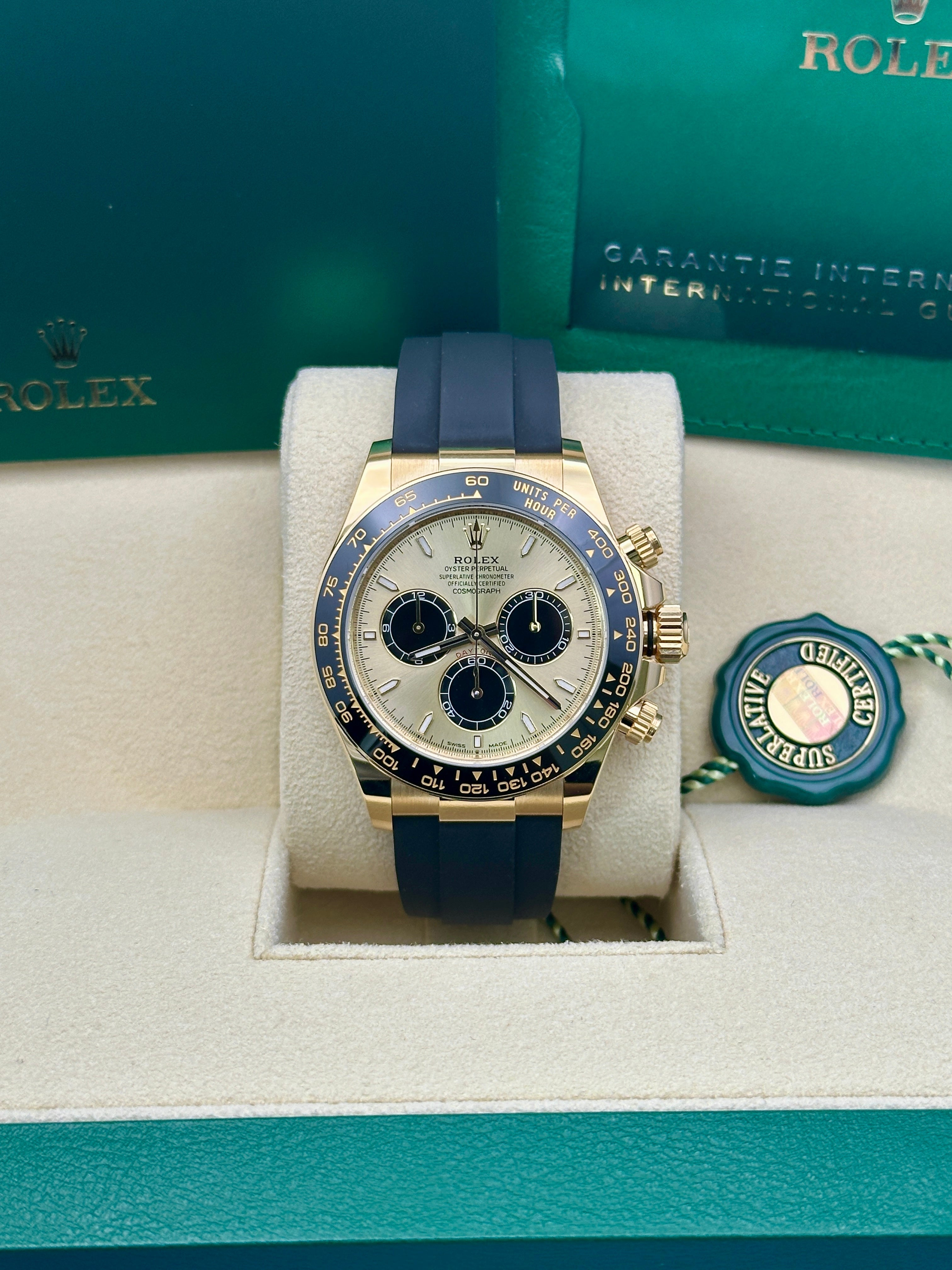 Rolex Yellow Gold  Daytona   - Golden And Black Index Dial - 126518ln chbkiof