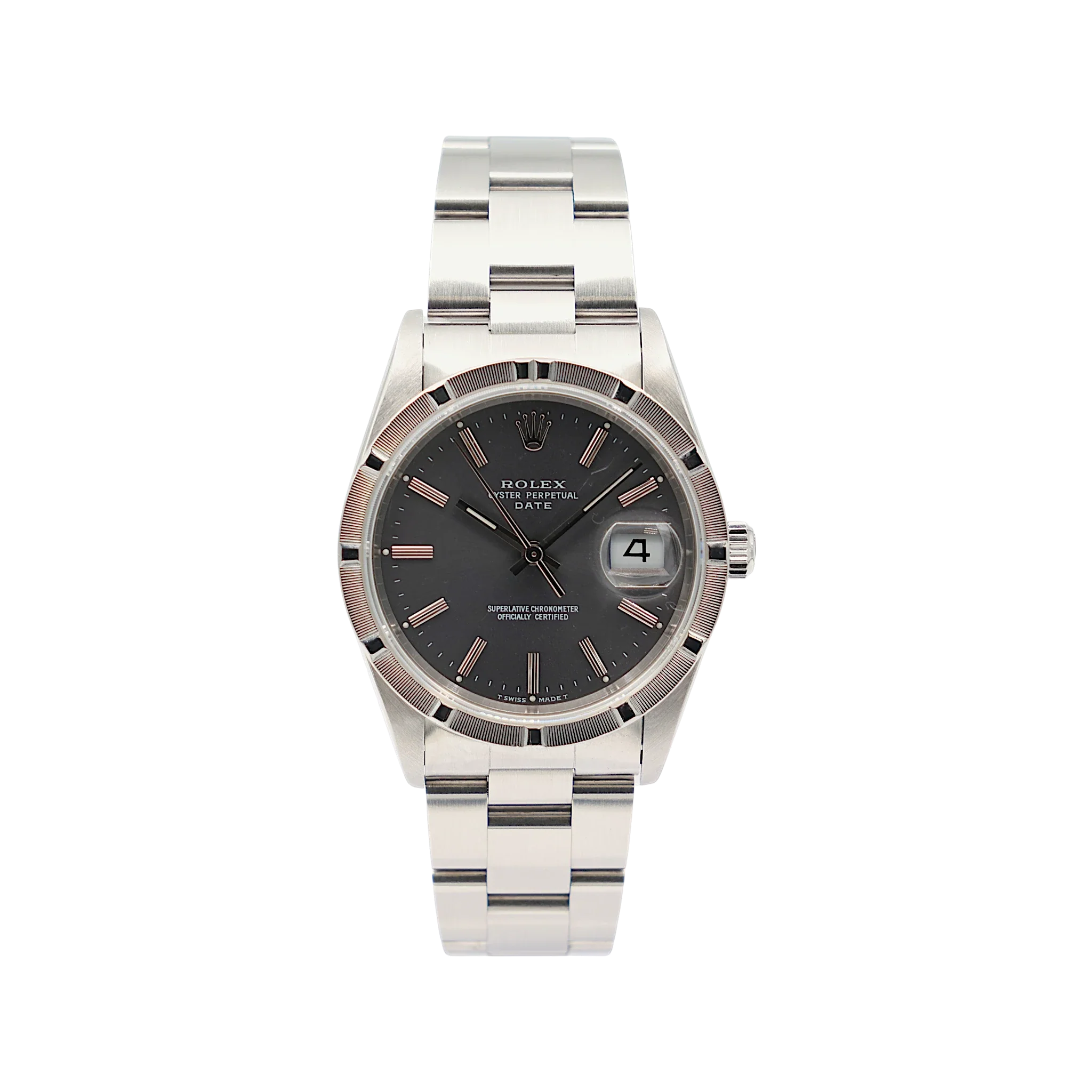 Rolex - Oyster Perpetual Date - Grey Dial - 15210 - Circa 1994
