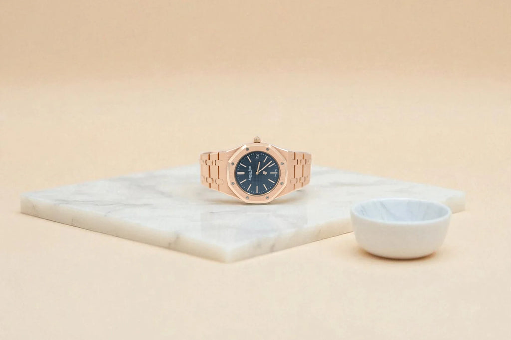 Audemars Piguet - Royal Oak - Blue Dial - 15202OR - 2016