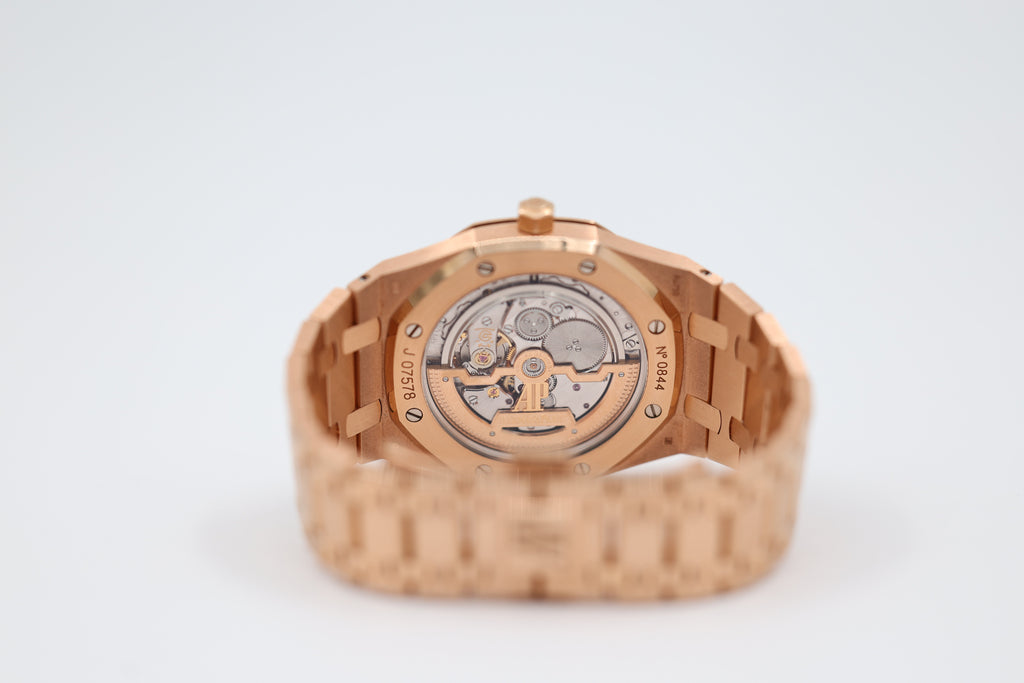 Audemars Piguet - Royal Oak - Blue Dial - 15202OR - 2016
