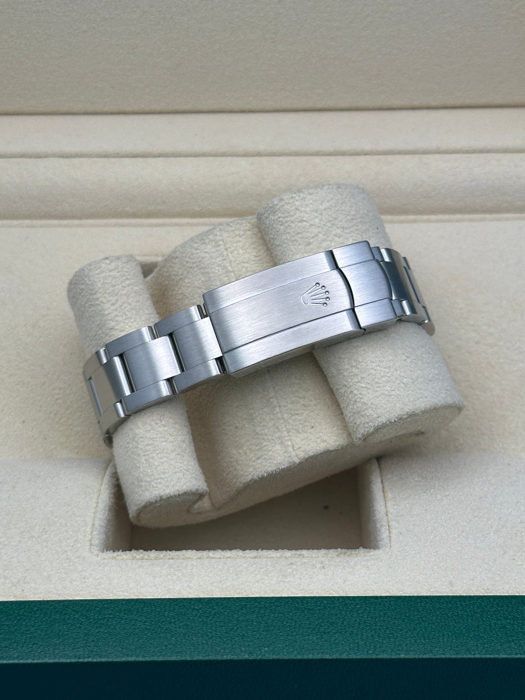 Rolex Oyster Perpetual 34 Watch - Domed Bezel - Silver Index Dial