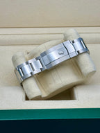 Rolex Steel Datejust 41  - Smooth Bezel - Blue Index Dial - Oyster Bracelet - 126300 blio