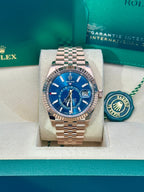 Rolex Sky Dweller 42 Blue Dial Rose Gold Jubilee Mens  336935
