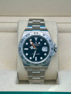 Rolex Oyster Perpetual Explorer II  - Oystersteel - Black Dial - Oyster Bracelet -  226570 bk