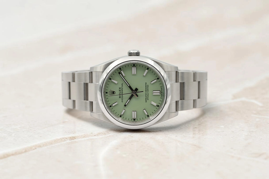Rolex - Oyster Perpetual - Pistachio Dial - 126000 - 2025