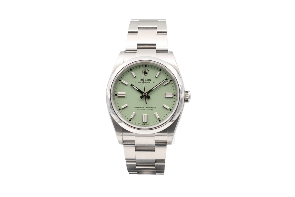 Rolex - Oyster Perpetual - Pistachio Dial - 126000 - 2025