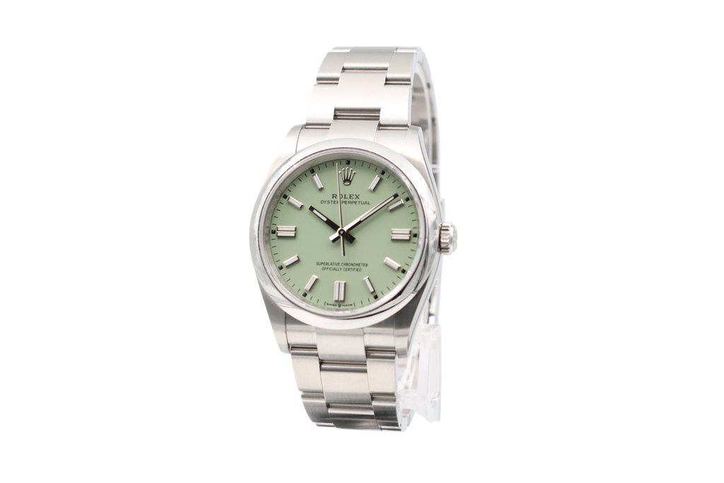 Rolex - Oyster Perpetual - Pistachio Dial - 126000 - 2025