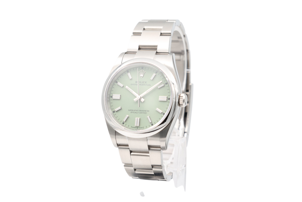 Rolex - Oyster Perpetual - Pistachio Dial - 126000 - 2025
