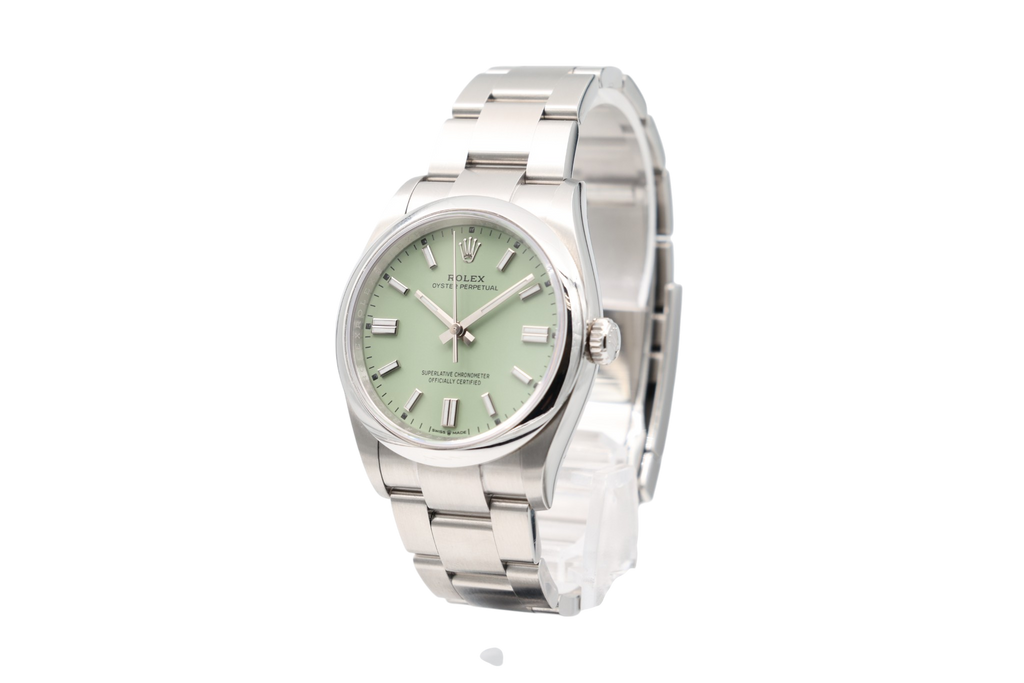 Rolex - Oyster Perpetual - Pistachio Dial - 126000 - 2025