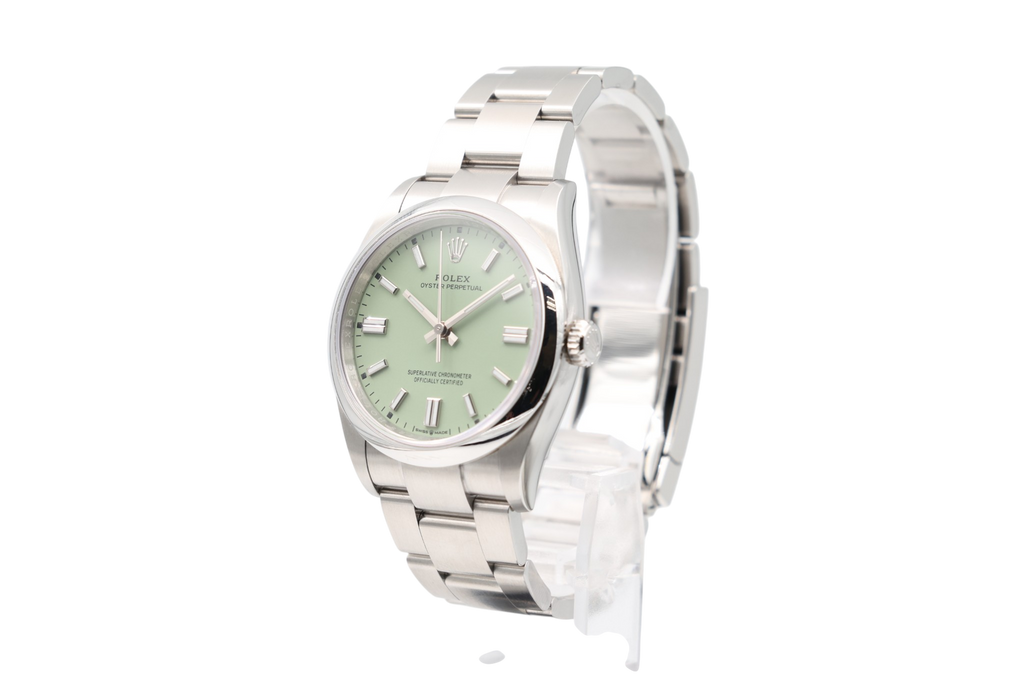 Rolex - Oyster Perpetual - Pistachio Dial - 126000 - 2025