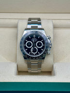 Rolex Oystersteel  Daytona   - Black Index Dial - Oyster Bracelet - 126500ln bkio