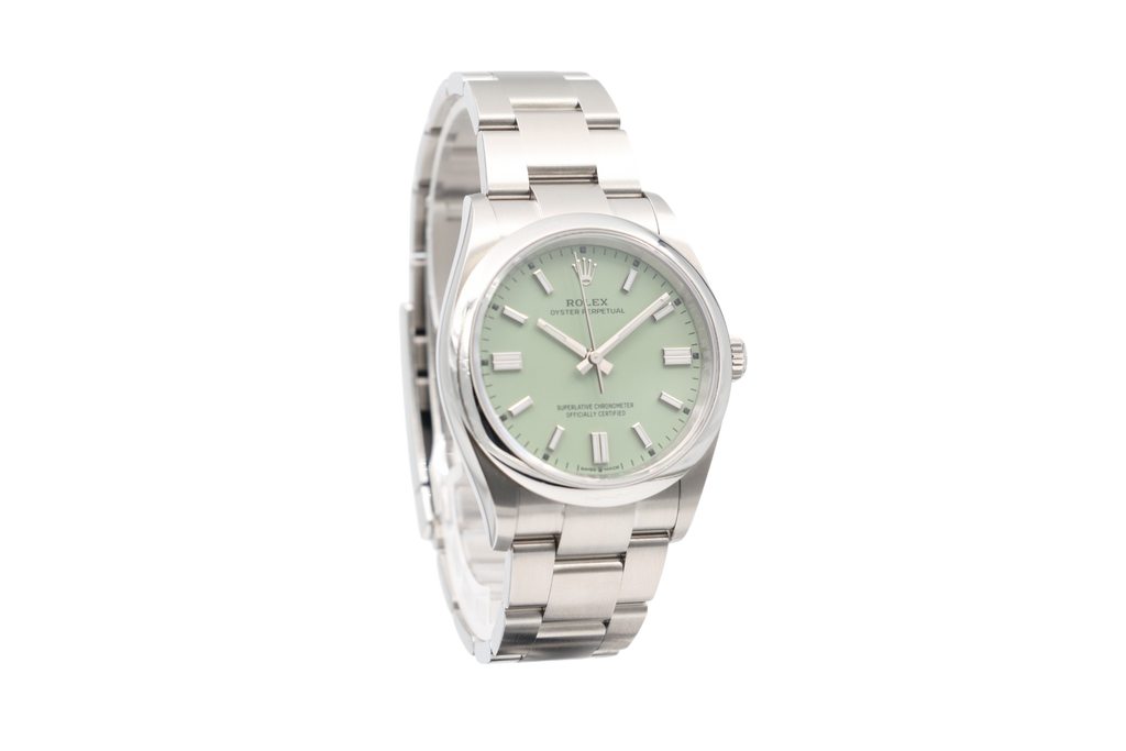 Rolex - Oyster Perpetual - Pistachio Dial - 126000 - 2025