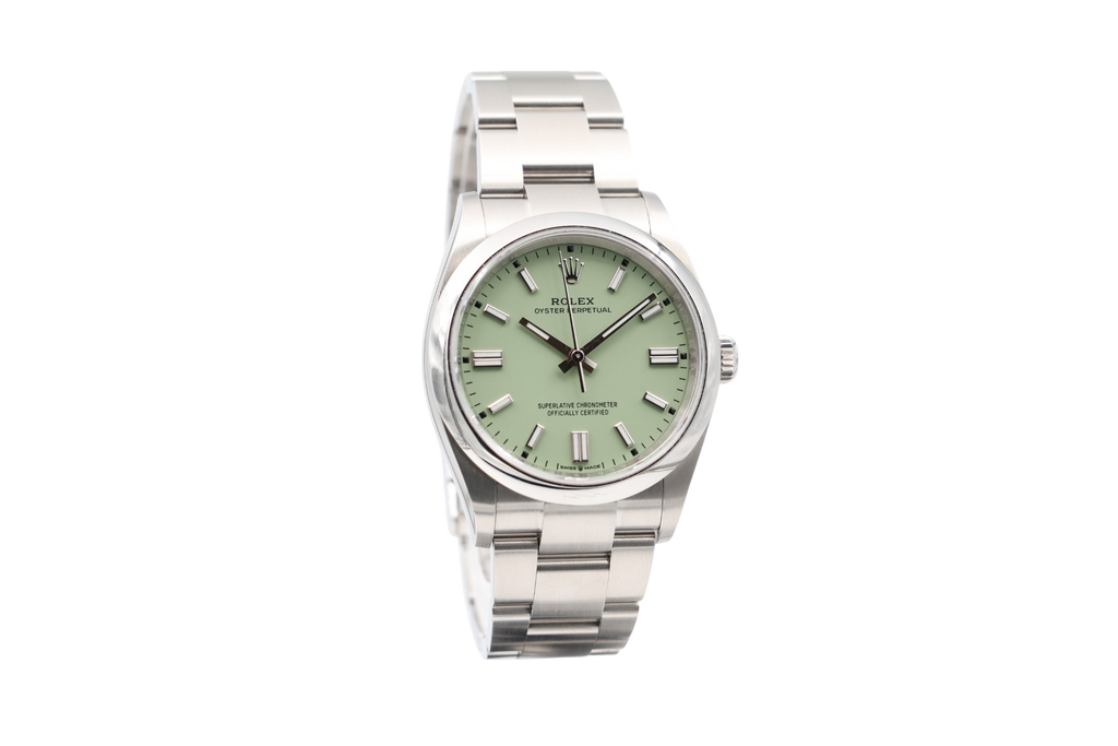Rolex - Oyster Perpetual - Pistachio Dial - 126000 - 2025
