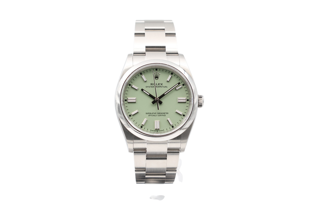 Rolex - Oyster Perpetual - Pistachio Dial - 126000 - 2025