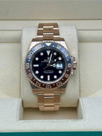 Rolex Everose GMT-Master II 40 Watch - Black And Brown Bezel