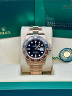 Rolex Everose GMT-Master II 40 Watch - Black And Brown Bezel
