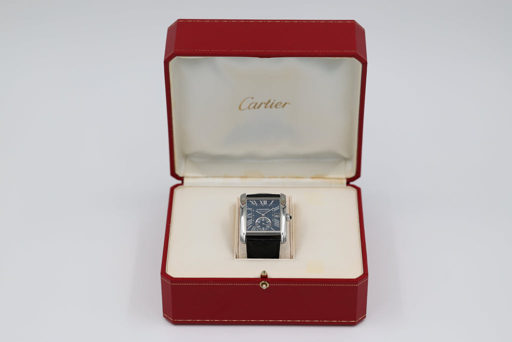 Cartier - Tank MC - Blue Dial - WSTA0010