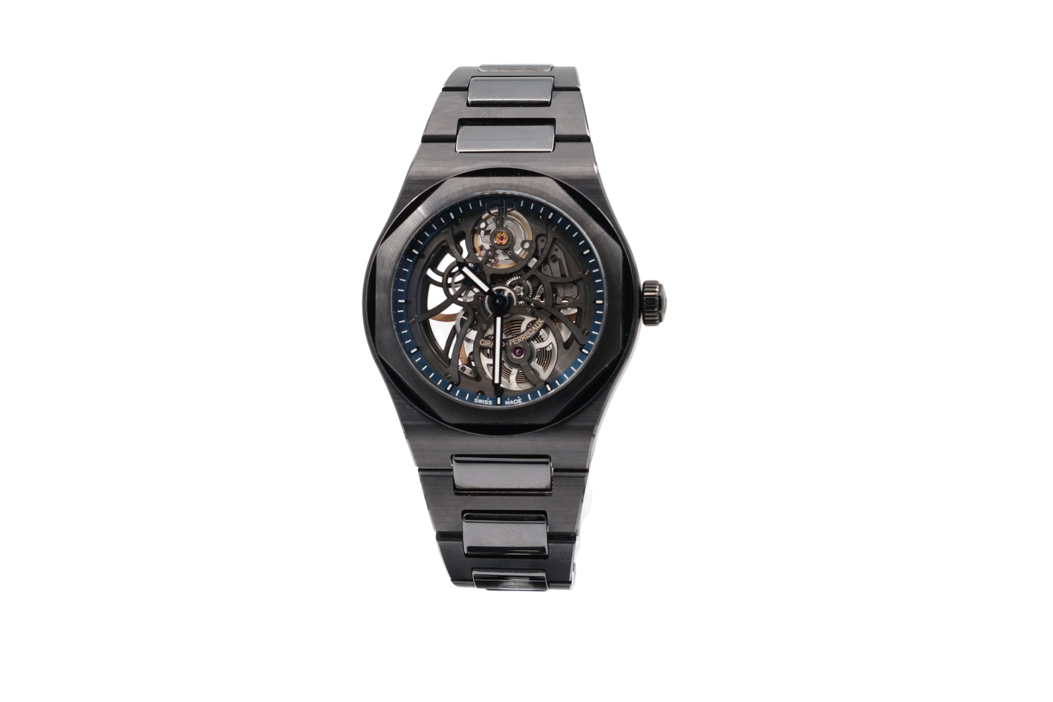 Girard-Perregaux - Laureato Black Ceramic - Black Skeleton Dial - 81015-32-001-32A - 2022