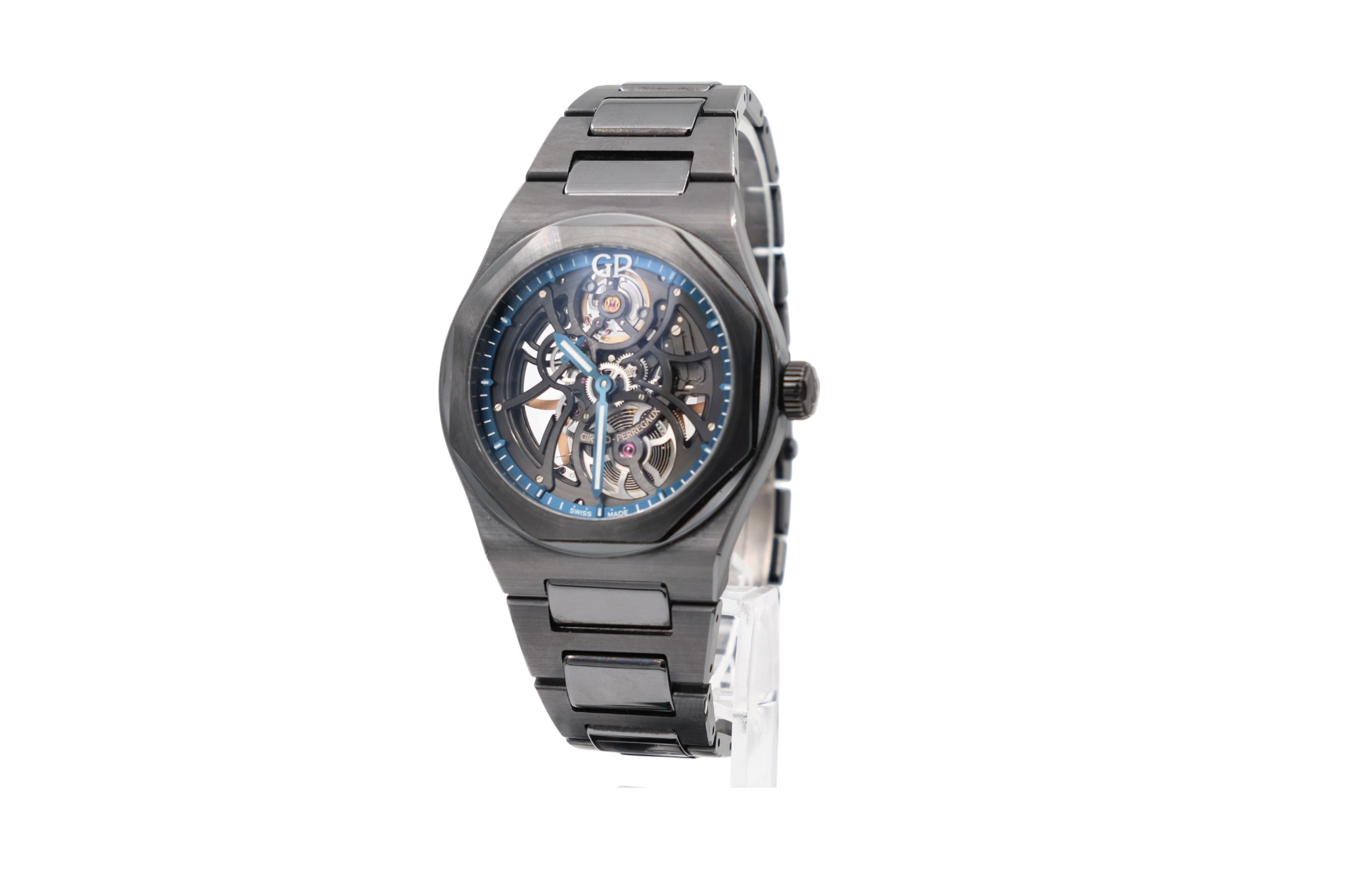 Girard-Perregaux - Laureato Black Ceramic - Black Skeleton Dial - 81015-32-001-32A - 2022
