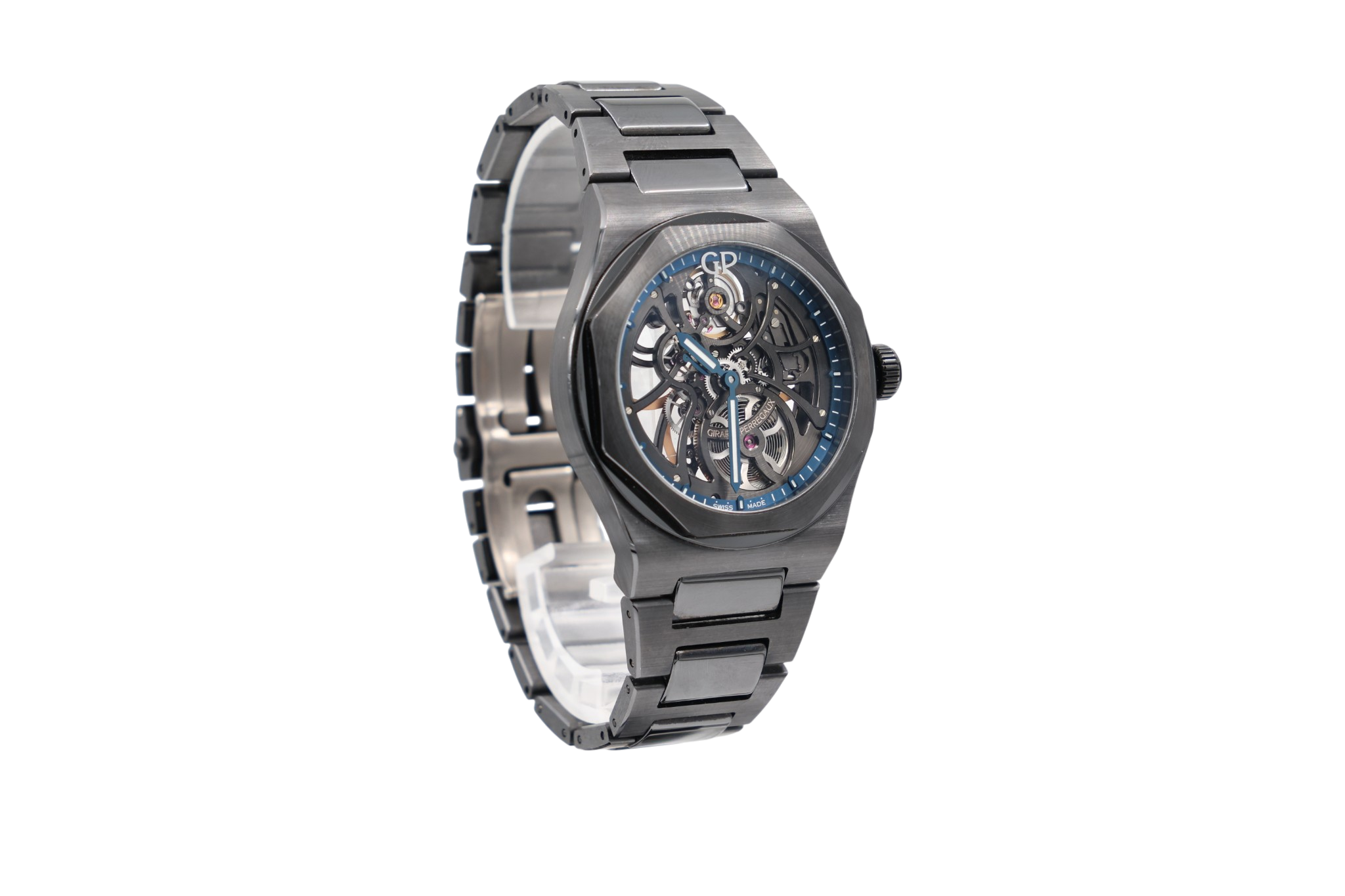 Girard-Perregaux - Laureato Black Ceramic - Black Skeleton Dial - 81015-32-001-32A - 2022