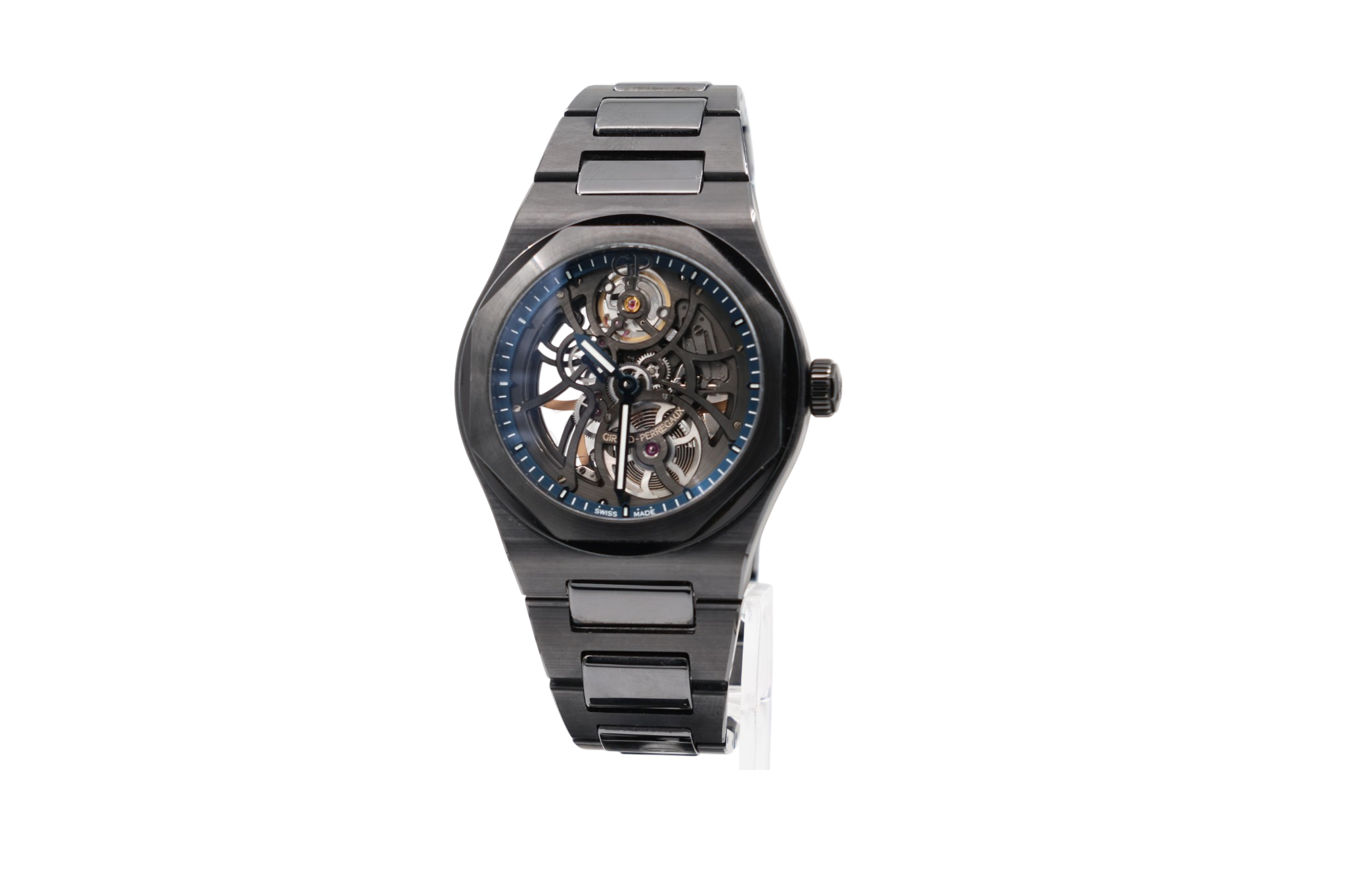Girard-Perregaux - Laureato Black Ceramic - Black Skeleton Dial - 81015-32-001-32A - 2022