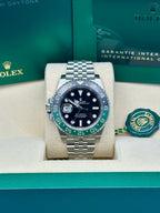Rolex Oystersteel "Sprite" GMT-Master II  - Bidirectional Rotatable 24-Hour Graduated Bezel - 126720vtnr