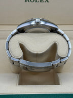 Rolex White Rolesor Sky-Dweller  - Fluted Ring Command Bezel - Blue Index Dial - Oyster Bracelet - 336934