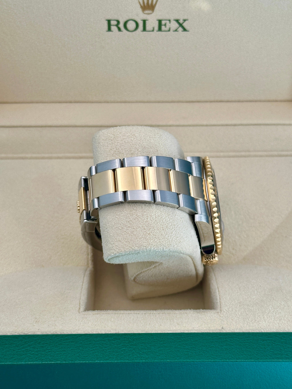 Rolex Steel and Gold Submariner Date  - Black Bezel - Black Dial - 126613LN