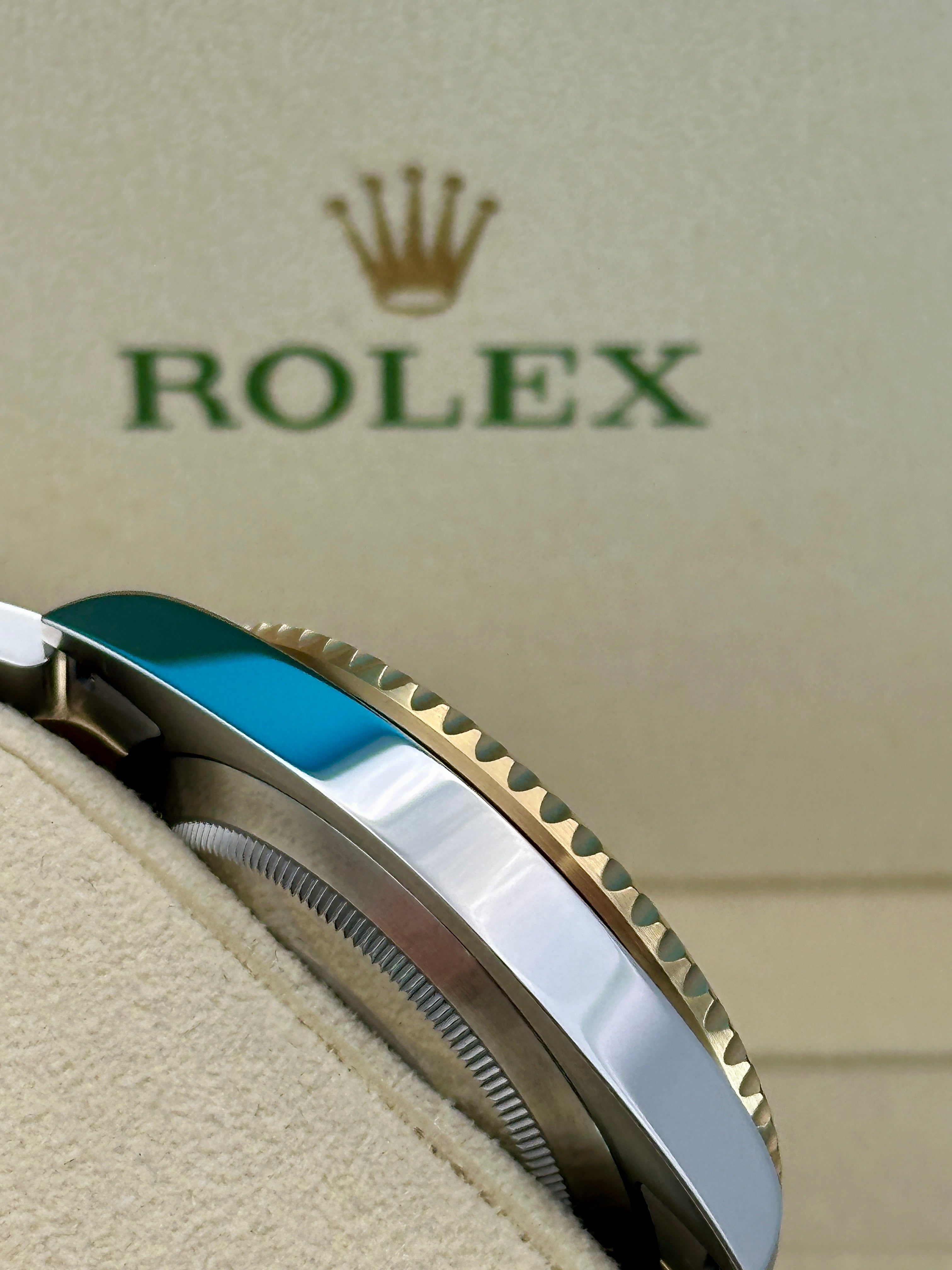 Rolex Steel and Gold Submariner Date  - Black Bezel - Black Dial - 126613LN