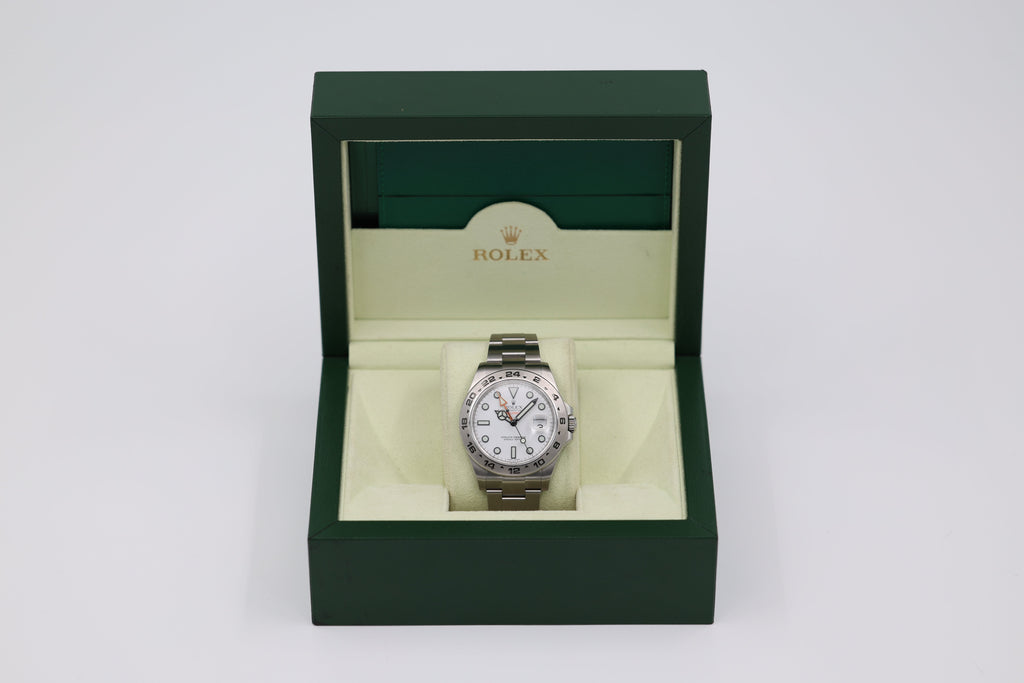 Rolex - Explorer II - Polar White Dial - 216570 - 2014