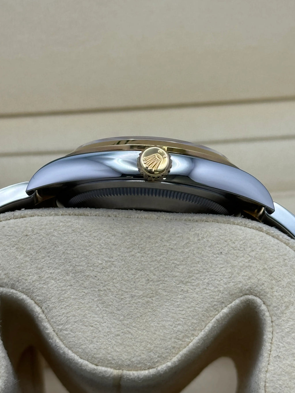 Rolex Two Tone Oyster Perpetual Explorer - Black Dial - Oyster Steel and Yellow Gold Bracelet - 124273