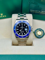 Rolex White Gold Submariner Date  - Cookie Monster - Blue Bezel - Black Dial - 126619LB