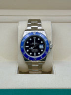 Rolex White Gold Submariner Date  - Cookie Monster - Blue Bezel - Black Dial - 126619LB