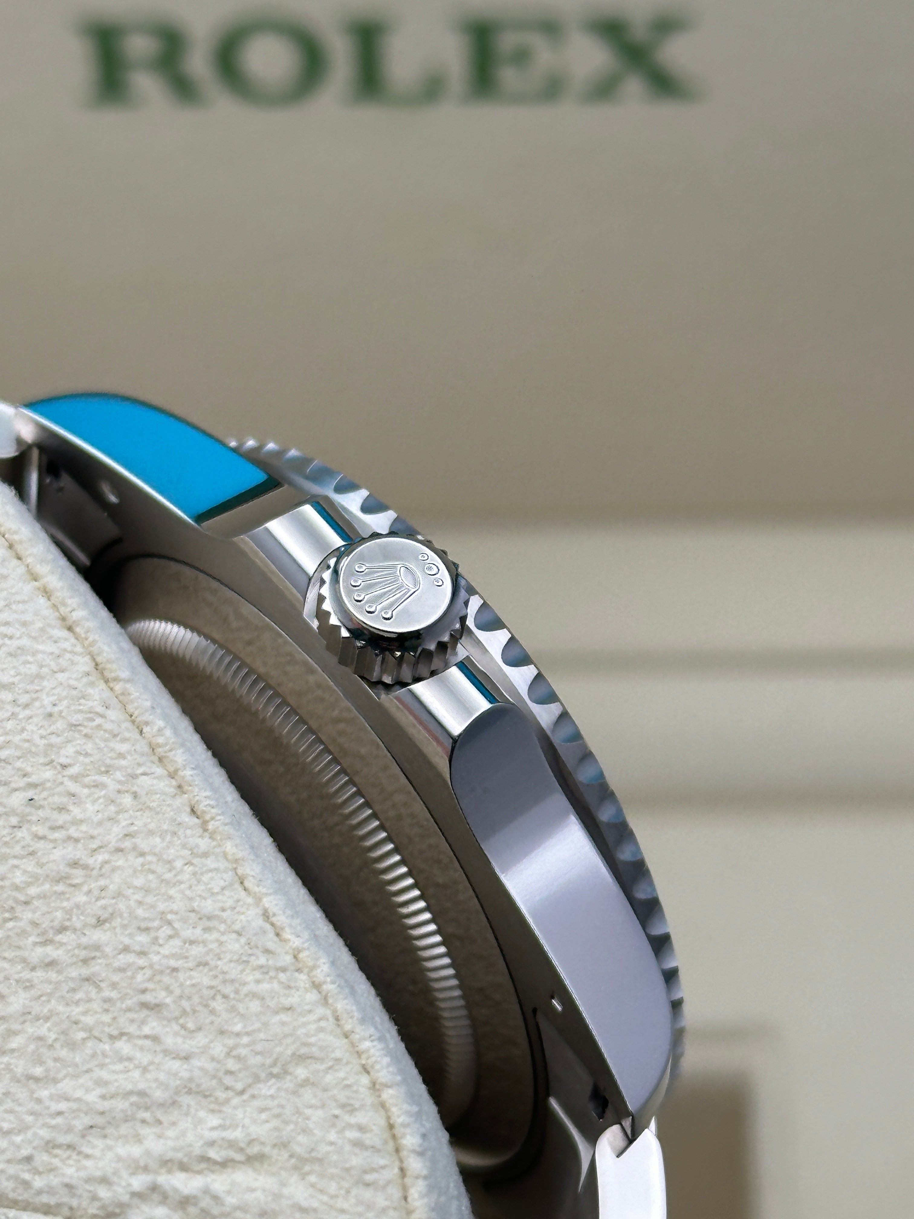 Rolex White Gold Submariner Date  - Cookie Monster - Blue Bezel - Black Dial - 126619LB