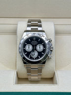 Rolex White Gold  Daytona  - Fixed Bezel - Black And Steel Index Dial - Oyster Bracelet - 126509 bkstio
