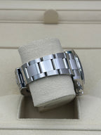 Rolex Platinum  Daytona  - Chestnut Brown Cerachrom Bezel - Ice Blue Baguette Dial - Oyster Bracelet - 126506 icebag