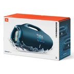 JBL Boombox 4 Waterproof Portable Bluetooth Speaker Bundle with gSport Case (Blue)