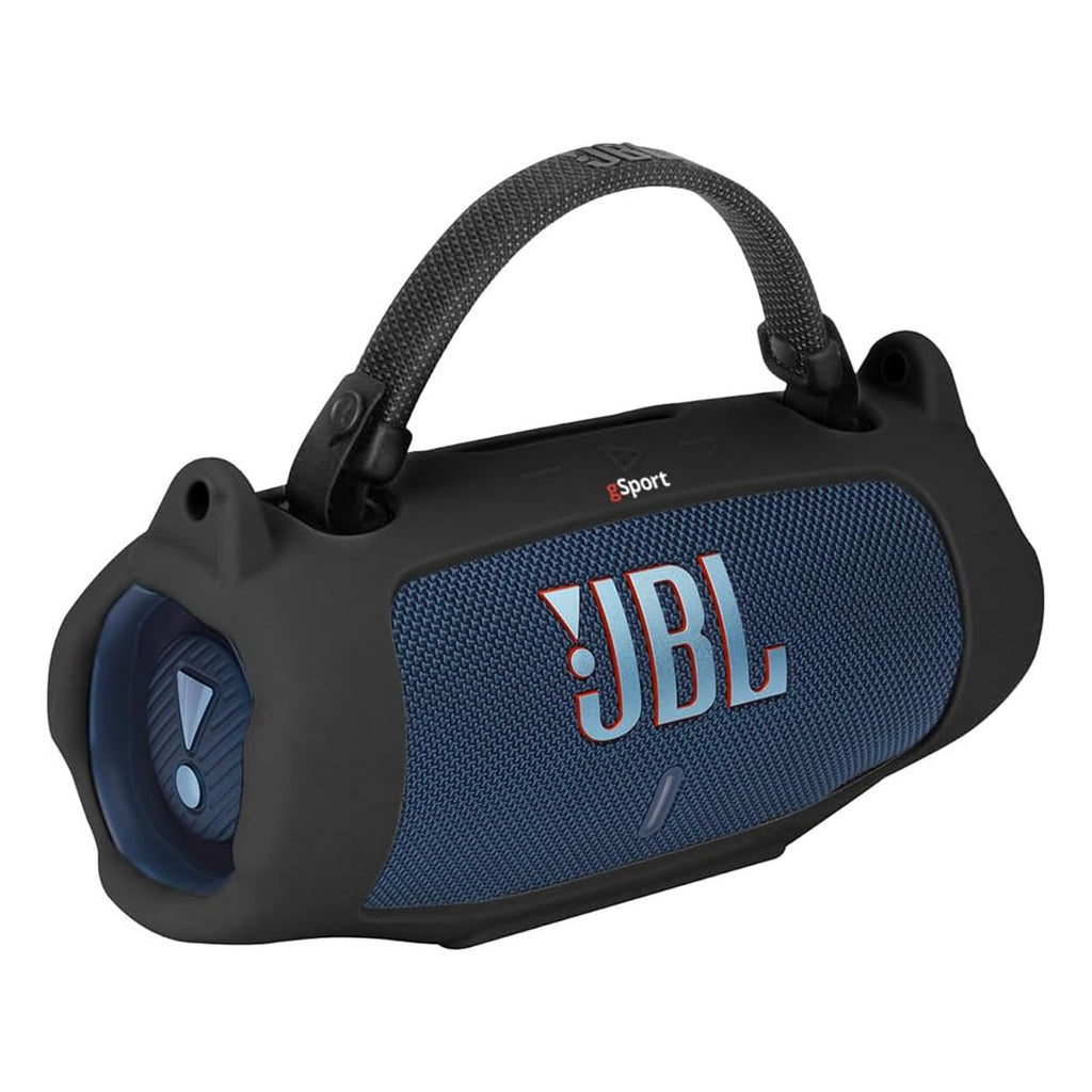 JBL Charge 6 Waterproof Portable Speaker Bundle with gSport Silicone Sleeve (Blue)
