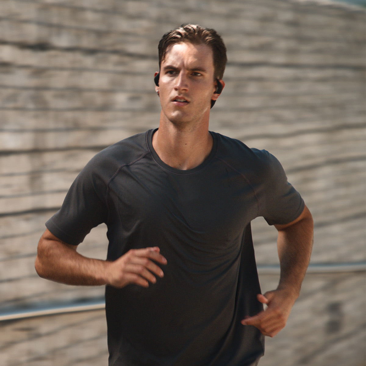 JBL Endurance Pace True Wireless Over Ear Sports Headphones with Noise Cancellation (Black)