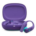 JBL Endurance Peak 4 True Wireless Noise Cancelling Sport Earbuds Bundle with gSport Case (Purple)