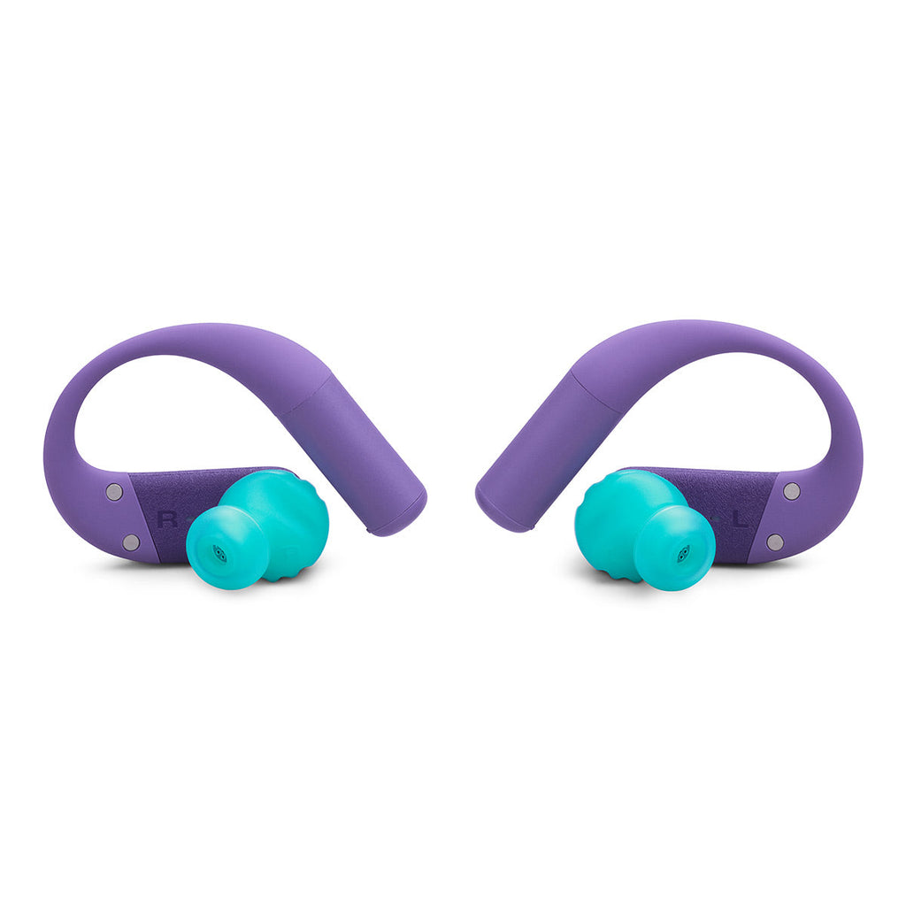 JBL Endurance Peak 4 True Wireless Noise Cancelling Sport Earbuds Bundle with gSport Case (Purple)
