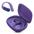 JBL Endurance Peak 4 True Wireless Noise Cancelling Sport Earbuds Bundle with gSport Case (Purple)