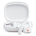 JBL Endurance Zone True Wireless Open Ear Sport Headphones Bundle with gSport Case (White)