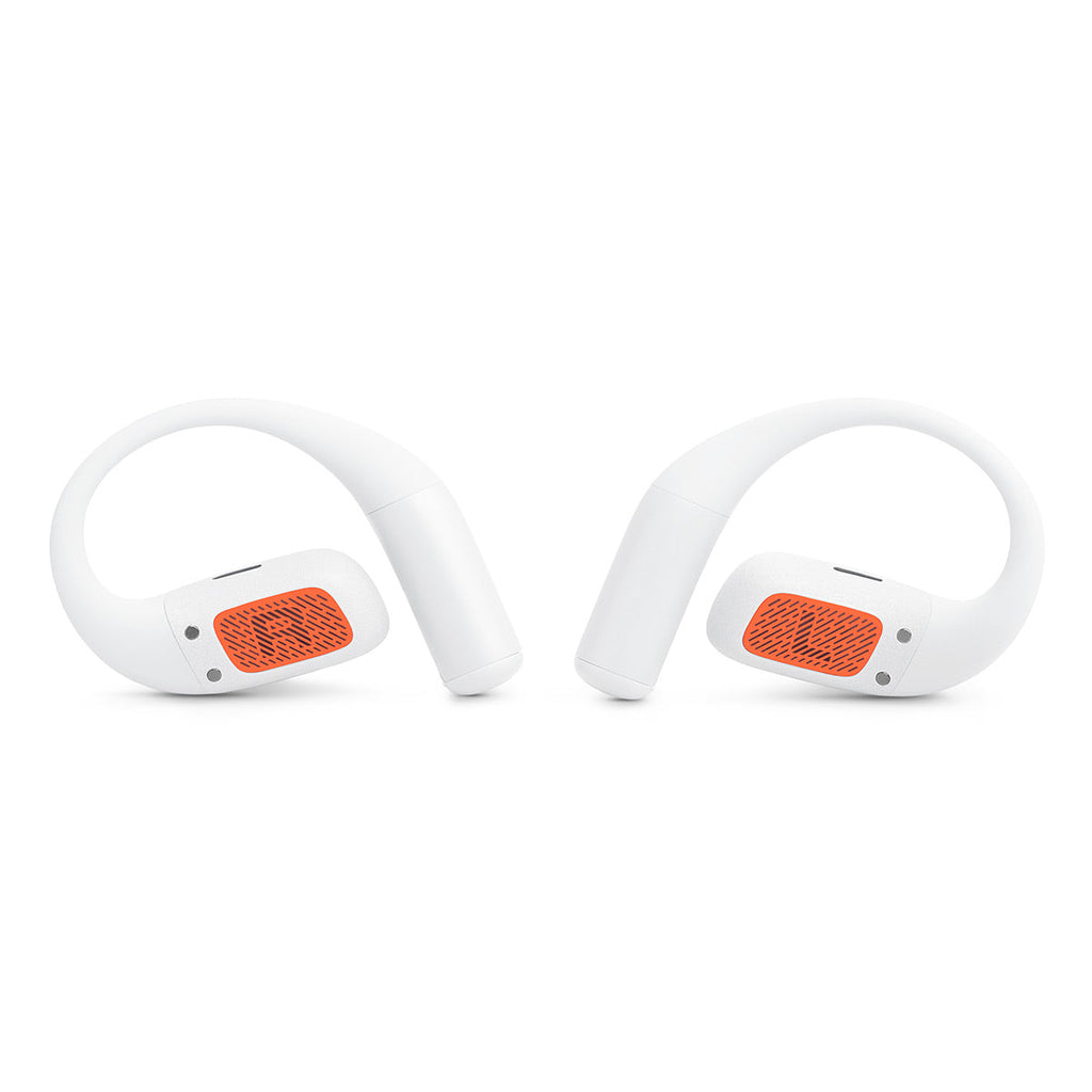 JBL Endurance Zone True Wireless Open Ear Sport Headphones Bundle with gSport Case (White)