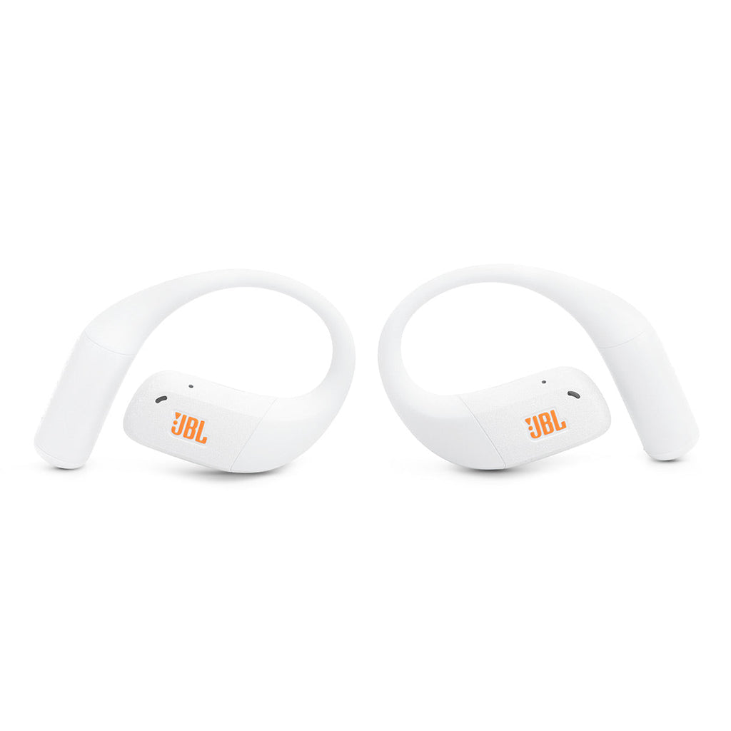 JBL Endurance Zone True Wireless Open Ear Sport Headphones Bundle with gSport Case (White)
